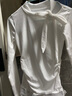 凡伊蔚小香風(fēng)蕾絲白色打底衫女秋冬內搭可外穿洋氣2025新款長(cháng)袖t恤上衣 白色蕾絲蝴蝶結半高領(lǐng)疊穿內搭 L 【建議95-125斤】 曬單實(shí)拍圖