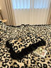 日本冬季美拉德加厚牛奶絨四件套豹紋被套珊瑚絨高級感床笠床單款 牛奶絨-謎蹤咖 床單款 （被套200*230cm） 曬單實(shí)拍圖
