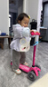m-cro瑞士micro邁古滑板車(chē)兒童2-5歲寶寶踏板車(chē)三輪LED重力轉向-mini款 【粉色-LED前輪】身高85-110CM 曬單實(shí)拍圖