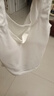 QRJW莫代爾純棉帶胸墊背心女運動(dòng)打底內穿吊帶外穿薄款抹胸內衣一體式 白色 背帶v202 均碼 l建議100-120斤 曬單實(shí)拍圖