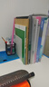 得力（deli）18cm簡(jiǎn)約桌面書(shū)立置物架收納書(shū)架 書(shū)籍擋靠夾 辦公學(xué)習用品 2片/ 米白78650 曬單實(shí)拍圖