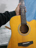 BROOK 布洛克布魯克v12吉他單板民謠吉他面單木吉他初學(xué)者樂(lè )器 41英寸復古色缺角V12G-DCM 曬單實(shí)拍圖