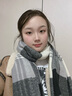 目丸格子圍巾男款冬季保暖男生長(cháng)款新款送男朋友生日禮物百搭男士圍脖 曬單實(shí)拍圖