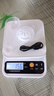 【張晨光代言】電子秤克稱(chēng)廚房秤高精度0.1g食物電子稱(chēng)中藥材小型精準茶葉克稱(chēng)珠寶秤 充電款ABS秤面3kg/0.1g 曬單實(shí)拍圖