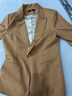 簡(jiǎn)蜓職業(yè)西裝套裝女2026高端正式場(chǎng)合播音員主持人正裝西裝外套工作服 一?？?卡其色單西裝 XL （建議：110-120斤） 曬單實(shí)拍圖
