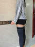 Panapopo羊絨護膝保暖關(guān)節炎老寒腿男女士中老年人用秋冬防寒護腿長(cháng)筒套 曬單實(shí)拍圖
