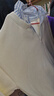 WASSUP HERMU官方毛衣男秋冬季日系松弛感假兩件針織衫開(kāi)學(xué)穿搭設計感上衣外套 米白 M （推薦100-130斤） 曬單實(shí)拍圖