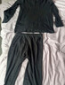 海瀾之家保暖內衣男士秋衣秋褲男100%純棉抗菌防螨秋冬季內衣圓領(lǐng)保暖套裝 350克搖粒絨加絨加厚套裝-黑色 XL /175(體重130-150斤) 曬單實(shí)拍圖