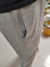 李寧運動(dòng)褲男秋冬季2025新款直筒寬松男士休閑褲子男款加絨棉衛褲長(cháng)褲 灰色（常規直筒-口袋拉鏈） XL 曬單實(shí)拍圖