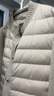Scofield女裝針織拼接90鵝絨羽絨服2025冬季新品 淺米色 M 165 曬單實(shí)拍圖