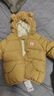 優(yōu)奇嬰兒連帽棉服冬季加絨加厚兒童外套羽絨棉服男女童寶寶棉襖上衣 曬單實(shí)拍圖