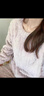 幸棉（LUCKMEEY）麻花絨珊瑚絨家居服套裝男女睡衣長(cháng)毛絨保暖可外穿情侶防靜電套頭 女款香芋紫 L （女110-140斤/男120-140斤） 曬單實(shí)拍圖