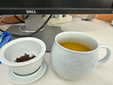 昌南 茶杯陶瓷帶過(guò)濾帶蓋景德鎮影青單杯子家用辦公泡茶杯 禪意蓮心 曬單實(shí)拍圖