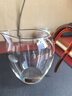 容山堂禾器玻璃公道杯茶漏三件套耐熱加厚分茶器茶海茶杯功夫茶具配件 禾器玻璃晶彩翊口茶海-琥珀小號 曬單實(shí)拍圖