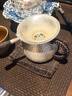 歸銀堂銀茶具純銀茶漏手工足銀999木把錘紋蜻蜓過(guò)濾器茶具配件過(guò)濾網(wǎng)銀 足銀+證書(shū)+禮盒 曬單實(shí)拍圖