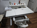 黑白調兒童A2學(xué)習桌書(shū)桌兒童桌椅實(shí)木升降桌子寫(xiě)字桌電腦桌進(jìn)口橡膠木1.2m 曬單實(shí)拍圖