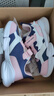 鴻星爾克（ERKE）童鞋女童中大童彈力加棉魔術(shù)貼兒童運動(dòng)慢跑鞋墨水藍/正白36 曬單實(shí)拍圖