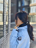 駱駝（CAMEL）【迪麗熱巴同款】王者凱甲ICON沖鋒衣女三合一羽絨服登山服 遠山藍，男女同款，A35CAFO193 抓絨內膽 M 曬單實(shí)拍圖
