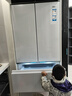 Haier/山茶花485升超薄零距離自由嵌入全空間保鮮風(fēng)冷無(wú)霜一級變頻家用電冰箱法式四開(kāi)門(mén)國家補貼20% BCD-485WGHFD1BWLU1 曬單實(shí)拍圖