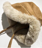 稻草人帽子女冬季新款加絨加厚保暖盆帽顯臉小簡(jiǎn)約時(shí)尚百搭漁夫帽蒙古帽 卡其色 均碼 曬單實(shí)拍圖