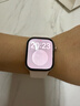 Apple/蘋果 Watch S11 智能手表GPS款42毫米玫瑰金色鋁金屬表殼淡桃粉色運動型表帶M/L MEUP4CH/B 曬單實拍圖