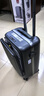 皇冠（CROWN）大容量鋁框行李箱拉桿箱5308 鐵灰拉鏈 20英寸可登機(jī) 擴(kuò)容增大18% 曬單實(shí)拍圖