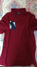 軒萊雅純棉POLO衫男夏季休閑半袖T恤工裝短袖男女款團體服上衣印字LOGO 酒紅色 3XL 曬單實(shí)拍圖