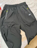JEEP SPIRIT冰絲七分褲男運動(dòng)短褲男夏季薄款速干透氣休閑褲子男 黑色5XL 曬單實(shí)拍圖