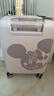 新秀麗（Samsonite）行李箱20英寸拉桿箱迪士尼米奇旅行箱包AF9米色登機密碼箱 曬單實(shí)拍圖
