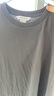 UR2025春季新款女裝時(shí)尚休閑百搭純色寬松短袖T恤UWB450019 中灰 S 曬單實(shí)拍圖