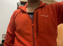 mont·bell抓絨衣男款立領(lǐng)半拉鏈秋冬徒步旅行通勤超輕舒適保暖上衣 1114883 OG橙色 L 曬單實(shí)拍圖