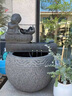 登頂新中式流水景觀(guān)戶(hù)外庭院噴泉魚(yú)缸循環(huán)水花園裝飾擺件室外魚(yú)池造景 單層上半部分(50CM管，8瓦水泵) 曬單實(shí)拍圖
