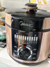 美的（Midea）電壓力鍋電高壓鍋家用6L大容量多功能電飯煲5L高壓電飯鍋不粘雙膽智能煮飯煲湯一鍵排氣4-5人用 【6升一鍋雙膽】高壓快煮 6L 曬單實(shí)拍圖