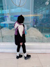 G.DUCKKIDS女童羽絨服2025新款中大兒童冬季加厚三合一沖鋒衣白鴨絨內膽外套 黑色 150 cm 曬單實(shí)拍圖