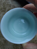百年利永宜興陶瓷品茗杯小口杯青瓷小杯功夫茶具茶碗茶杯子清泉杯70cc 整套 曬單實(shí)拍圖