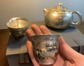 999純銀鎏銀高檔茶具套裝銀茶具銀壺銀杯送長(cháng)輩領(lǐng)導禮物禮盒裝 鎏銀龍鳳呈祥一壺兩杯禮盒裝 贈送禮品袋品牌證書(shū)銀檢測證書(shū) 曬單實(shí)拍圖