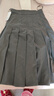 優(yōu)衣庫女裝寬褶中裙/半身裙裙子25秋冬新款479916 08 深灰色 XS /150/60A 曬單實拍圖