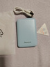 紐曼（Newmine）迷你充電寶5000毫安時(shí)超薄輕巧便攜移動(dòng)電源雙USB輸出入適用蘋(píng)果安卓手機3C認證可上飛機高鐵  藍 曬單實(shí)拍圖