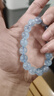 京瑩【勇敢之石】天然水晶手鏈男女款護身符海藍寶轉運手串男女友禮物 曬單實(shí)拍圖