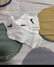 耐克速干訓練短襪(3雙)冬季支撐柔軟舒適NIKE LIGHTWEIGHT SX7677 100白/(黑) L 曬單實(shí)拍圖