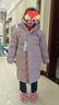 雪中飛（SNOWFLYING）兒童羽絨服男女童中大童冬季新款御寒保暖加厚長(cháng)款童裝藕粉160 曬單實(shí)拍圖