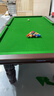 健倫臺球桌標準型家用中式黑八桌球臺成人商用比賽二合一臺球案子 9尺 棕色典雅款【包安裝】 曬單實(shí)拍圖