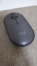 羅技（Logitech）時(shí)尚系列 PEBBLE鼠標 無(wú)線(xiàn)藍牙鼠標 辦公靜音鼠標 女性鼠標對稱(chēng)鼠標 鵝卵石造型 石墨黑 曬單實(shí)拍圖