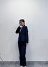 晨芙職業(yè)西裝女套裝氣質(zhì)英倫風(fēng)商務(wù)前臺面試正裝小西服外套工裝工作服 藍色外套+西褲 S 建議80-90斤 曬單實(shí)拍圖