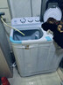 小鴨牌洗衣機半自動(dòng)雙桶雙缸家用大容量小型租房宿舍波輪脫水甩干兩用雙杠省電老式強動(dòng)力易操作以舊換新 18.5公斤【洗12+脫6.5｜強勁電機終身聯(lián)?！?曬單實(shí)拍圖