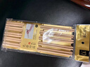 偉迅酒店公筷24cm雕刻工藝筷批發(fā)飯店火鍋筷子無(wú)漆無(wú)蠟家用筷餐具竹筷 10雙/包 曬單實(shí)拍圖