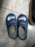 KENROLL科柔男女兒童秋冬款居家防滑可機洗保暖棉拖鞋 寶藍色 33-34 曬單實(shí)拍圖