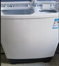 小天鵝（LittleSwan）雙桶雙缸洗衣機半自動(dòng) 12公斤大容量 強力去污 洗大件 節能 TP12S156 家電國家補貼20% 一級能效 曬單實(shí)拍圖
