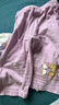 印品棉棉屋兒童7分褲兩條裝純棉薄款男女寶寶幼兒園夏季竹節棉寬松七分褲 7分褲2條裝 紫小貓組 100 碼（兩用檔） 曬單實(shí)拍圖