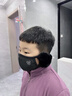 JCZS德國品牌兒童冬季保暖口罩女孩男童寶寶防寒護耳朵加絨加厚電動(dòng)車(chē) 黑色【耳罩口罩二合一】 曬單實(shí)拍圖